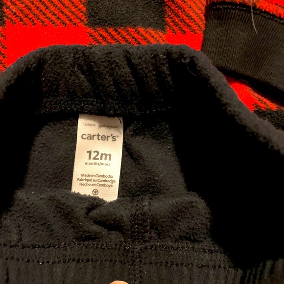 Carter’s 12 month 2 piece plaid outfit - Picture 4 of 5